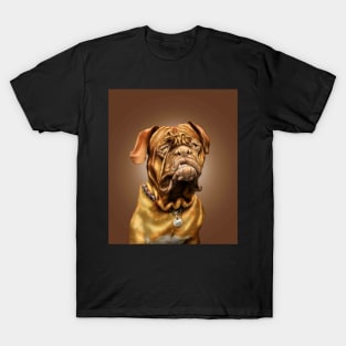 French Mastiff Dog Portrait T-Shirt